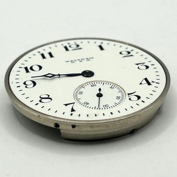 Waltham Pocket Watch Movement 15 Jewels 22665412 - WORKING main image 4